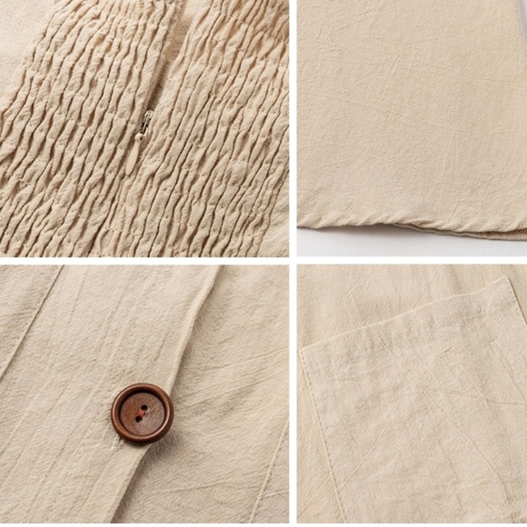 Last 1โข Off Shoulder Ruffle Front Tie Dress - Picture 7 of 7